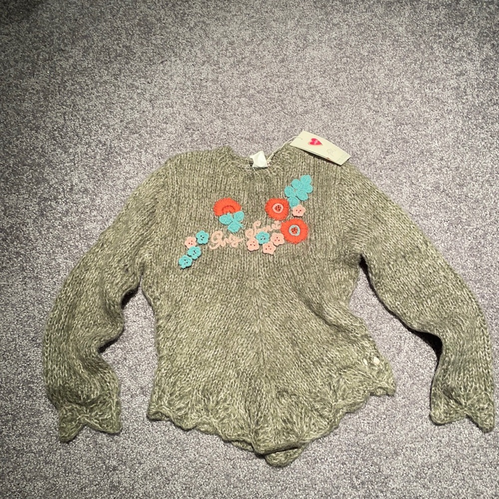 NWT Confetti Girls “Girly Secret” Sweater